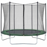 CZON SPORTS Gartentrampolin Ø300 cm mit Sicherheitsnetz, grün|trampolin|trampolin outdoor - 1