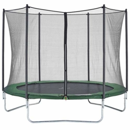 CZON SPORTS Gartentrampolin Ø300 cm mit Sicherheitsnetz, grün|trampolin|trampolin outdoor - 1