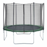 CZON SPORTS Gartentrampolin Ø360 cm mit Sicherheitsnetz, grün|trampolin|trampolin outdoor - 1