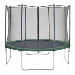 CZON SPORTS Gartentrampolin Ø360 cm mit Sicherheitsnetz, grün|trampolin|trampolin outdoor - 1