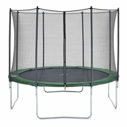CZON SPORTS Gartentrampolin Ø360 cm mit Sicherheitsnetz, grün|trampolin|trampolin outdoor - 1