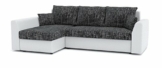 Ecksofa Paul mit Schlaffunktion! Best ECKSOFA! Eckcouch mit Bettkasten! (Lawa 17 + Soft 17) - 1