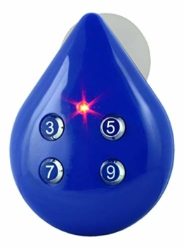 EcoSavers ShowerTimer Plus Dusche Timer / Zahnbürste Timer 3-5-7-9 Minuten LED Blau - 1