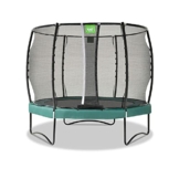 EXIT | Allure Premium Trampolin - ø427cm - Gartentrampolin - Outdoor - Inkl. Sicherheitsnetz - Grün - 1