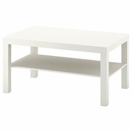 IKEA Lack Couchtisch Wohnzimmermöbel Design mit Ablageboden 90x55x45cm weiß - 1