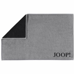 Joop! Badematte Classic Doubleface 1600 Anthrazit/Schwarz - 91 50x80 cm 50x80 cm - 1