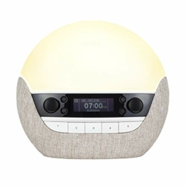 Lumie Bodyclock Luxe 700FM - Lichtwecker, UKW-Radio, Bluetooth Lautsprecher & Wenig Blaulicht für Schlafenszeit - 1