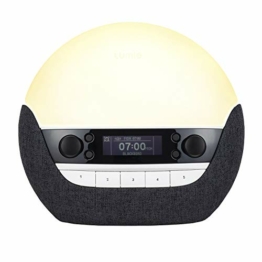 Lumie Bodyclock Luxe 750DAB - Lichtwecker, DAB-Radio, Bluetooth Lautsprecher & Wenig Blaulicht für Schlafenszeit - 1