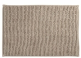 MSV Badteppich Badvorleger Duschvorleger Chenille Hochflor Badematte 40x60 cm – Taupe - 1