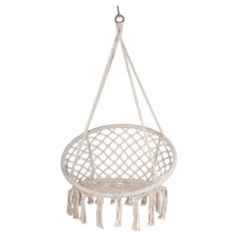 OUTLIV. Boho Hängesessel Stahl/Rope, sorgt für gemütliches Ambiente - 1