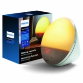 Philips HF3519/01 Wake-up Light (Sonnenaufgangfunktion, Digitales Fm Radio, Tageslichtwecker) Weiß - 1