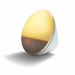 Philips HF3531/01 Wake-Up Light (Sonnenaufgangfunktion, Touchdisplay, 7 Wecktöne, digitales FM Radio, Tageslichtwecker) - 1