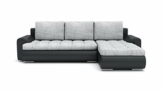 Sofini Ecksofa Tokio VI mit Schlaffunktion! Best Ecksofa! Wohnlandschaft mit Bettkasten! (Lawa 9+ Soft 11 Rechts) - 1